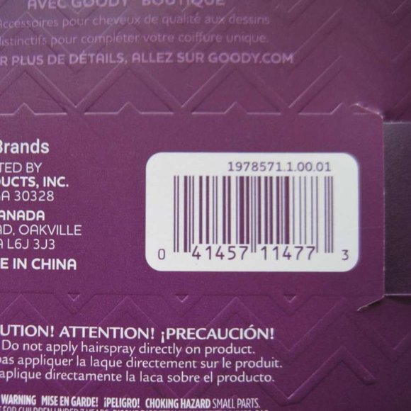 2 Goody Boutique Oval Textured Metal Hair Barrettes Secure Back Clips Stay Tight - Picture 9 of 12